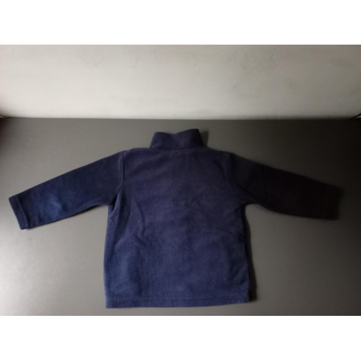 Zippy baby fleecevest donkerblauw maat 76-82