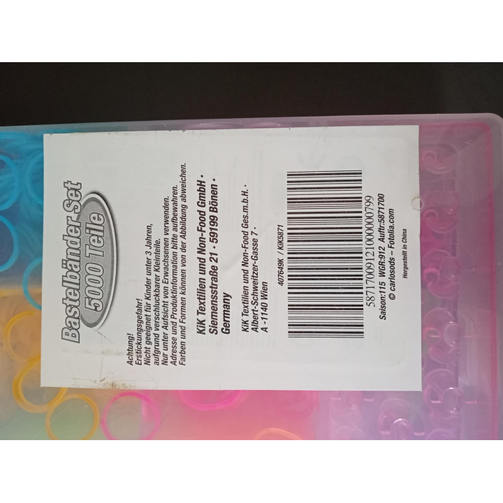 Loom bands knutselset met opbergdoos en accessoires