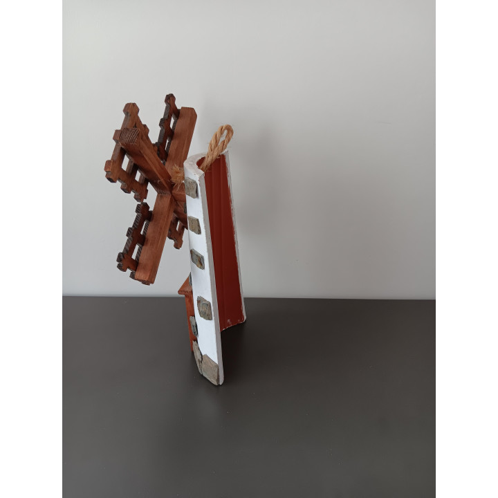 Decoratieve Houten Molen - Handgemaakt