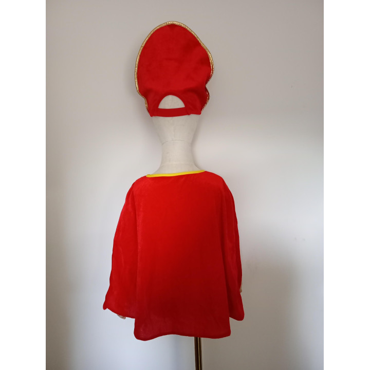 Sinterklaas kostuum rood met mijter one size