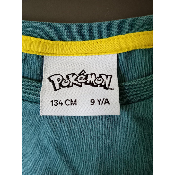 Pokémon Pikachu jongensshirt petrolgroen maat 134