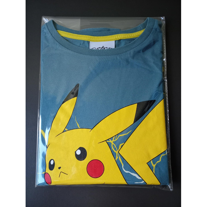 Pokémon Pikachu jongensshirt petrolgroen maat 134