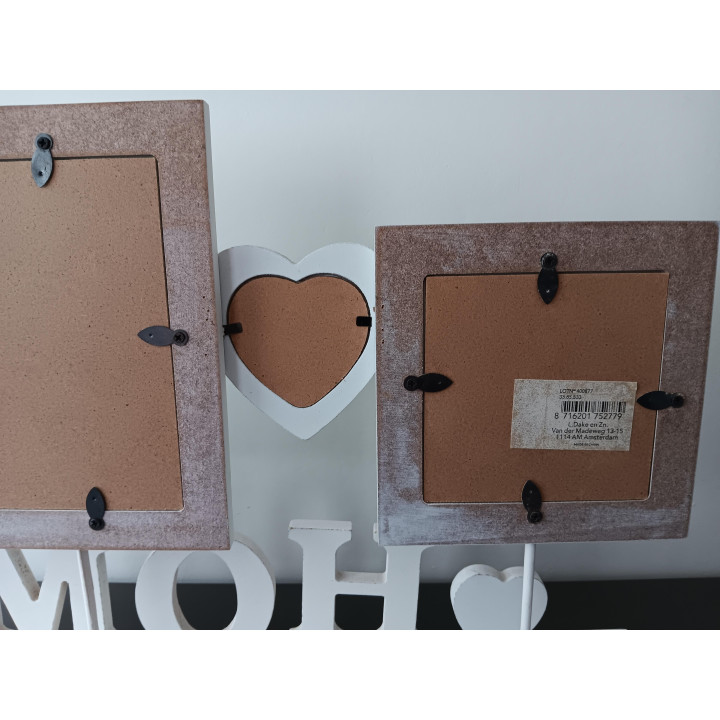 Houten Fotolijst Collage - HOME - Voor 5 Foto’s