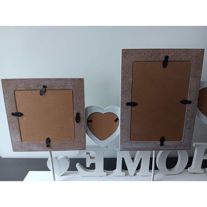 Houten Fotolijst Collage - HOME - Voor 5 Foto’s