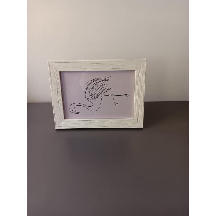 Houten Fotolijst - Wit (staand of liggend)