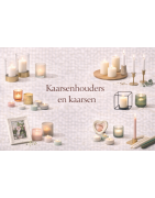 Kaarsenhouders en Kaarsen